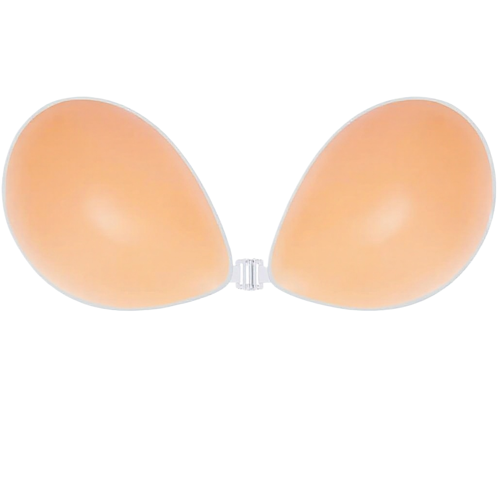 Strapless Bra Backless - Push-Up Telsiz Katı Silikon Sütyen, Yeniden