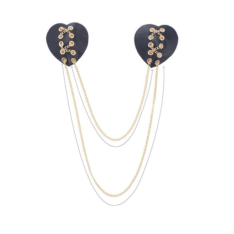 Nipple Cover Pasties - Yeniden Kullanılabilir Zincirli Göğüs Ucu Kapağı