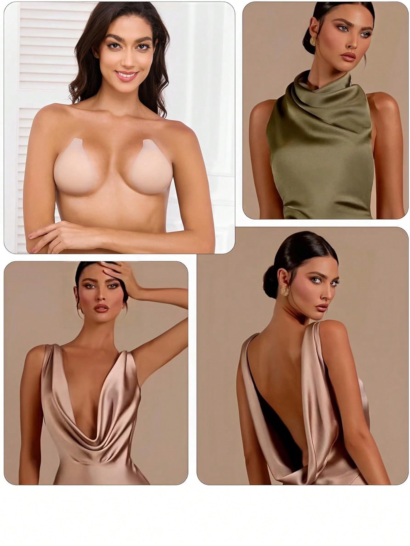 1 Çift Ekstra Destekli Göğüs U - Nipple Cover Pasties incelemesi ve fiyatı