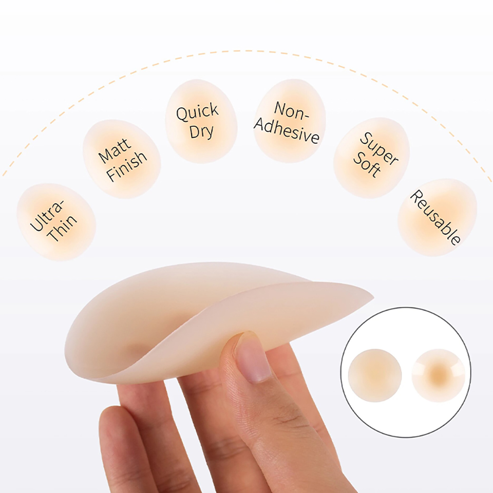 Hiçbir tutkal kendinden yapışk - Nipple Cover Pasties incelemesi ve fiyatı
