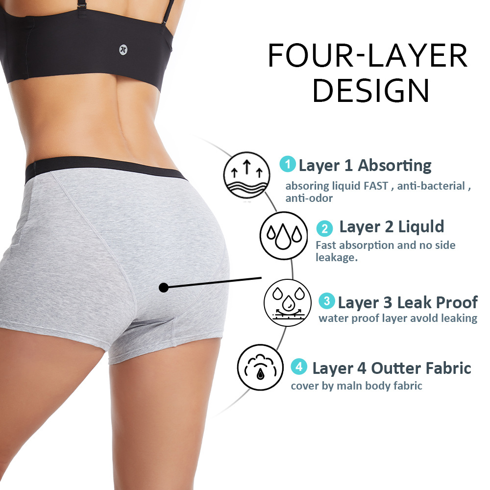 Kadınlar için 4 Katmanlı Sızdı - Period Panty Absorbent incelemesi ve fiyatı